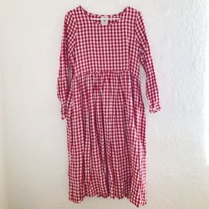 Linen Gingham Dress